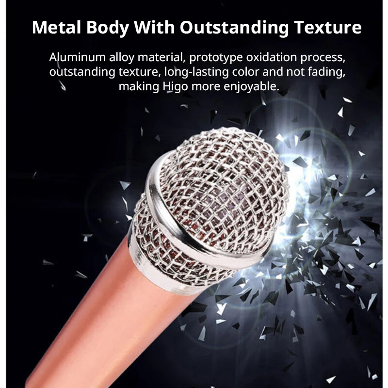 Hordozható 3,5 mm-es sztereó stúdiómikrofon KTV karaoke minimikrofon okostelefonhoz laptophoz, asztali számítógéphez, kézi audiomikrofonhoz