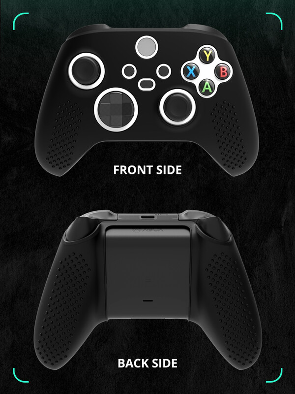 DATA FROG Silicone Soft Shell Protector Skin for Xbox Series X/S Game Controller Case XS XSX Thumb Stick Cap Grip Cap