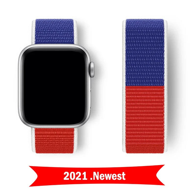 Neilona cilpa Apple Watch Band Ultra-2 49mm 44mm 40mm 45mm 41mm Sport pride rokassprādze iwatch siksniņa sērija 9 8 se 7 6 5 4 3