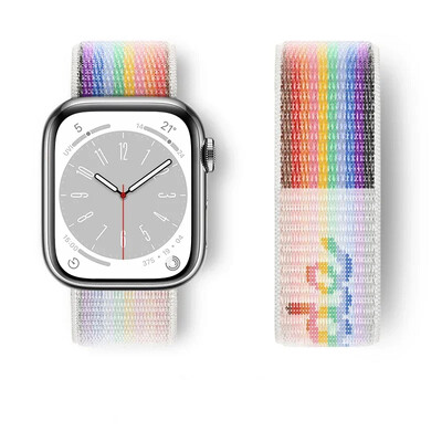 Neilona cilpa Apple Watch Band Ultra-2 49mm 44mm 40mm 45mm 41mm Sport pride rokassprādze iwatch siksniņa sērija 9 8 se 7 6 5 4 3