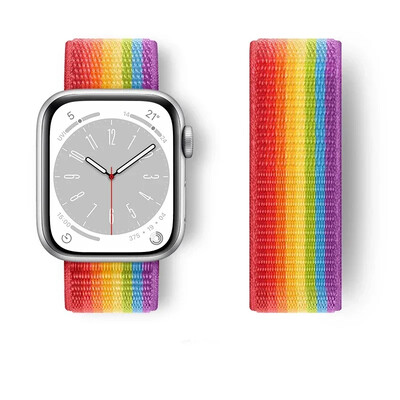 Neilona cilpa Apple Watch Band Ultra-2 49mm 44mm 40mm 45mm 41mm Sport pride rokassprādze iwatch siksniņa sērija 9 8 se 7 6 5 4 3