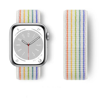 Neilona cilpa Apple Watch Band Ultra-2 49mm 44mm 40mm 45mm 41mm Sport pride rokassprādze iwatch siksniņa sērija 9 8 se 7 6 5 4 3
