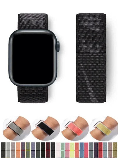 Bucla de nailon pentru Apple Watch Band Ultra-2 49mm 44mm 40mm 45mm 41mm Bratara sport pride iwatch Strap Series 9 8 se 7 6 5 4 3