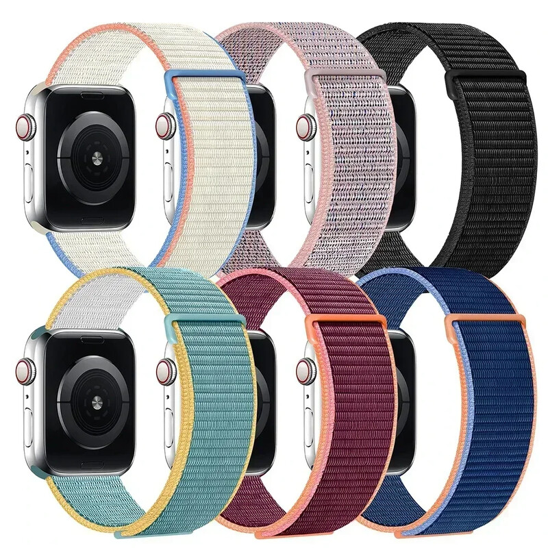 Neilona cilpa Apple Watch Band Ultra-2 49mm 44mm 40mm 45mm 41mm Sport pride rokassprādze iwatch siksniņa sērija 9 8 se 7 6 5 4 3