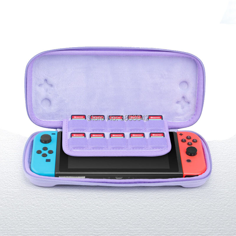 Augstas kvalitātes izturīgas aizsardzības somas futrālis Nintendo Switch konsolei NS Switch OLED spēļu piederumu glabāšanai