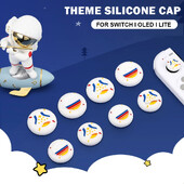 4 KS NOVÝCH silikónových krytov na palec STAR pre Nintendo Switch OLED/Lite/Switch Joy-Con analógové konzoly, ochranný kryt, dropshipping