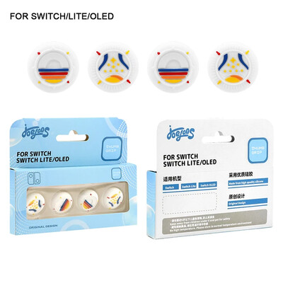 4 KS NOVÝCH silikónových krytov na palec STAR pre Nintendo Switch OLED/Lite/Switch Joy-Con analógové konzoly, ochranný kryt, dropshipping