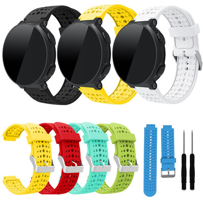 Каишка за часовник за Garmin Forerunner 230 620 235 735 735 XT Спортен смарт часовник Резервна гривна Силиконова каишка за китка Каишка за часовник