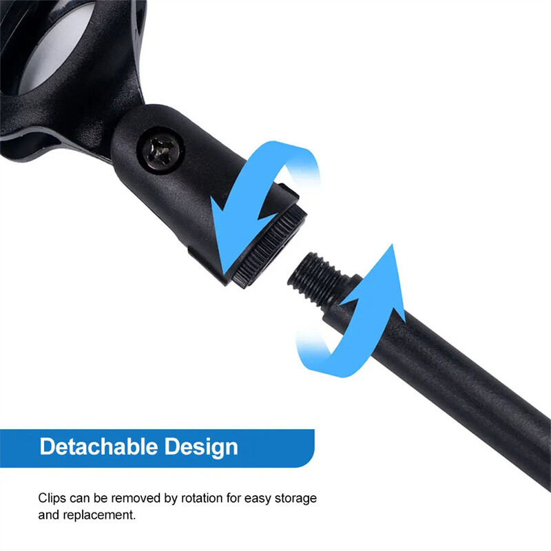 Podesivi stalak za mikrofon, stolni tronožac, mini prijenosni držač stalka za mikrofon, kopča za mikrofon, lagani nosač, dodaci za uživo