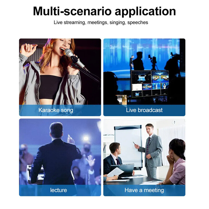Podesivi stalak za mikrofon, stolni tronožac, mini prijenosni držač stalka za mikrofon, kopča za mikrofon, lagani nosač, dodaci za uživo