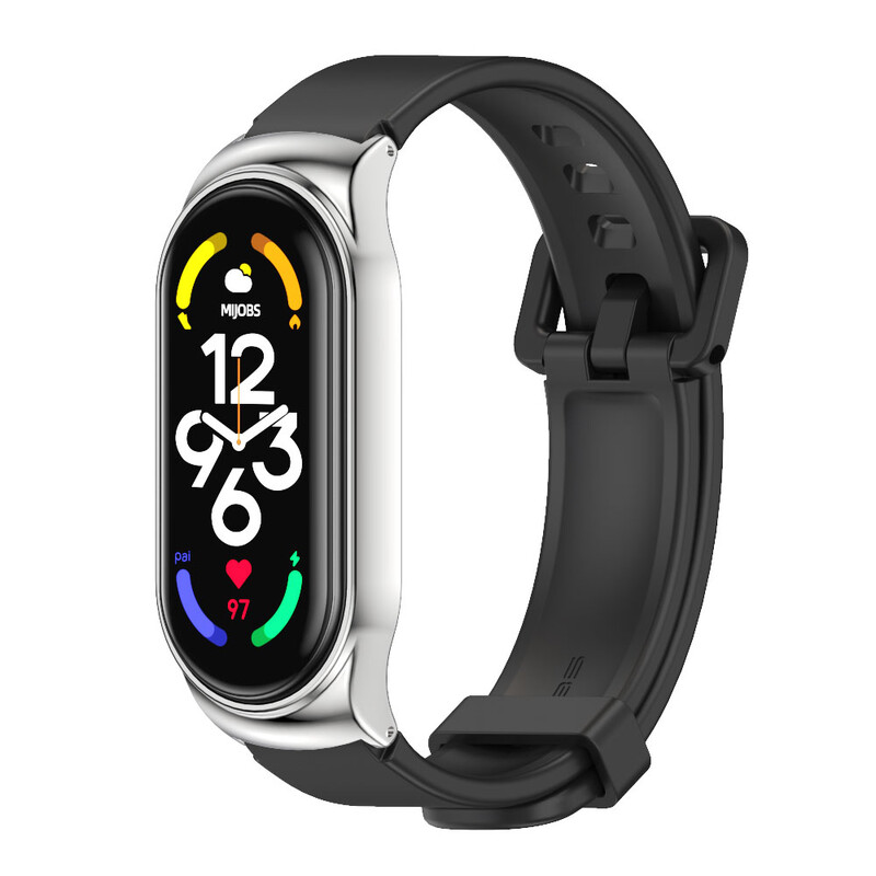 Curea pentru bratara Xiaomi Mi Band 9 8 7 6 5 4 3 Bratara de inlocuire din silicon pentru bratara Xiaomi Band 8 MiBand 7 6 5 4 3