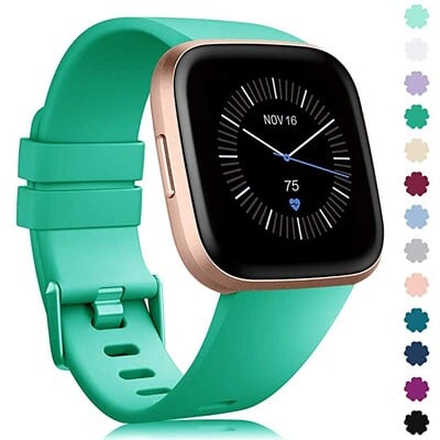 Curea de schimb pentru Fitbit Versa/Versa 2 originală din silicon moale, rezistentă la apă, accesorii pentru încheietura mâinii, curea ceas pentru Fitbit Versa 2