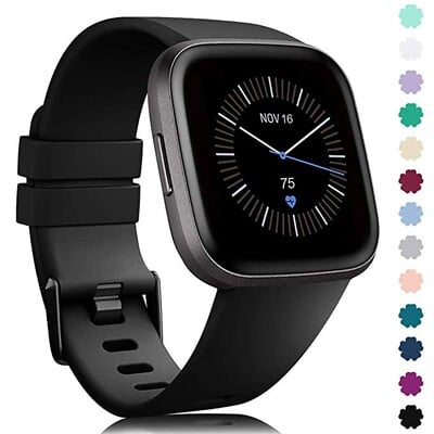 Curea de schimb pentru Fitbit Versa/Versa 2 originală din silicon moale, rezistentă la apă, accesorii pentru încheietura mâinii, curea ceas pentru Fitbit Versa 2