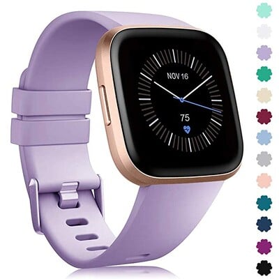 Curea de schimb pentru Fitbit Versa/Versa 2 originală din silicon moale, rezistentă la apă, accesorii pentru încheietura mâinii, curea ceas pentru Fitbit Versa 2