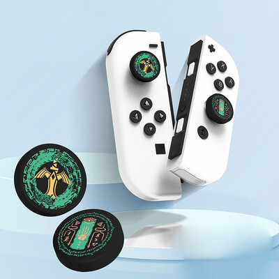 4 vnt Cute Bear Joy Con Thumb Grips vairasvirtės dangtelis Kawaii minkštas silikoninis dangtelių mygtukas skirtas Nintendo Switch Oled Lite valdikliui