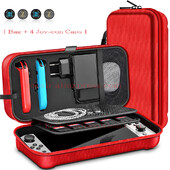 Didelis nešiojimo krepšys, skirtas Nintendo Switch OLED konsolei ir priedams Aukštos kokybės apsauginis dėklas Nailonas nuo įbrėžimų kelioninis maišelis