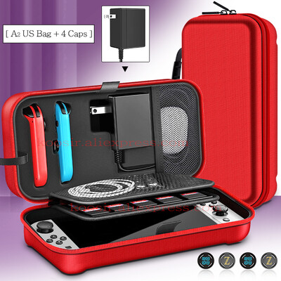 Didelis nešiojimo krepšys, skirtas Nintendo Switch OLED konsolei ir priedams Aukštos kokybės apsauginis dėklas Nailonas nuo įbrėžimų kelioninis maišelis