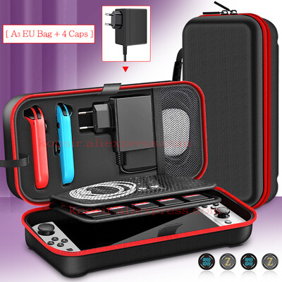 Didelis nešiojimo krepšys, skirtas Nintendo Switch OLED konsolei ir priedams Aukštos kokybės apsauginis dėklas Nailonas nuo įbrėžimų kelioninis maišelis