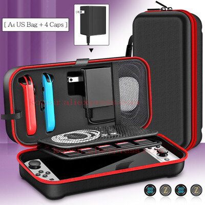 Didelis nešiojimo krepšys, skirtas Nintendo Switch OLED konsolei ir priedams Aukštos kokybės apsauginis dėklas Nailonas nuo įbrėžimų kelioninis maišelis