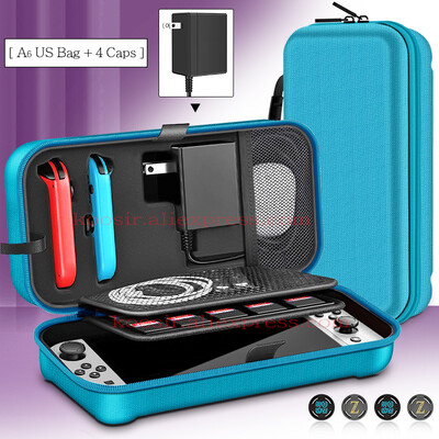 Didelis nešiojimo krepšys, skirtas Nintendo Switch OLED konsolei ir priedams Aukštos kokybės apsauginis dėklas Nailonas nuo įbrėžimų kelioninis maišelis