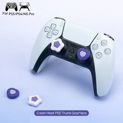 Geekshare Halloween Craniu Joycon Capace de prindere pentru degetul mare Capac joystick din silicon pentru Nintendo Switch/Switch OLED Lite PS4 PS5 Steam Deck