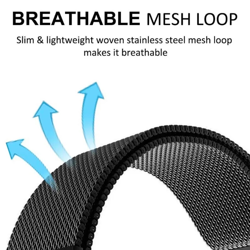 Milánsky kovový remienok pre Garmin Forerunner 255 245 265 Band Watch Garmin Forerunner 255S 265S Náramok Slučka