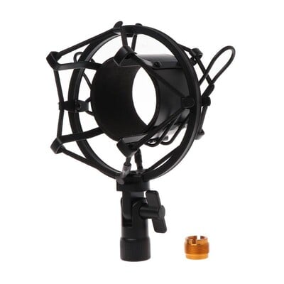 Univerzálny 50mm držiak mikrofónu s odpružením pre kondenzátorový mikrofón s priemerom 48mm-54mm