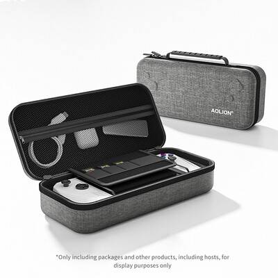 Aolion EVA kemény hordtáska Asus ROG Ally kézi játékkonzolhoz belső partíciós tárolótok-tartozékokkal
