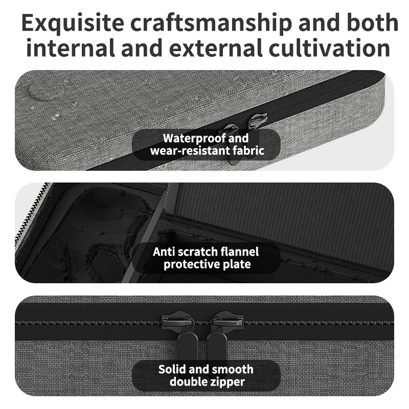 Aolion EVA kemény hordtáska Asus ROG Ally kézi játékkonzolhoz belső partíciós tárolótok-tartozékokkal