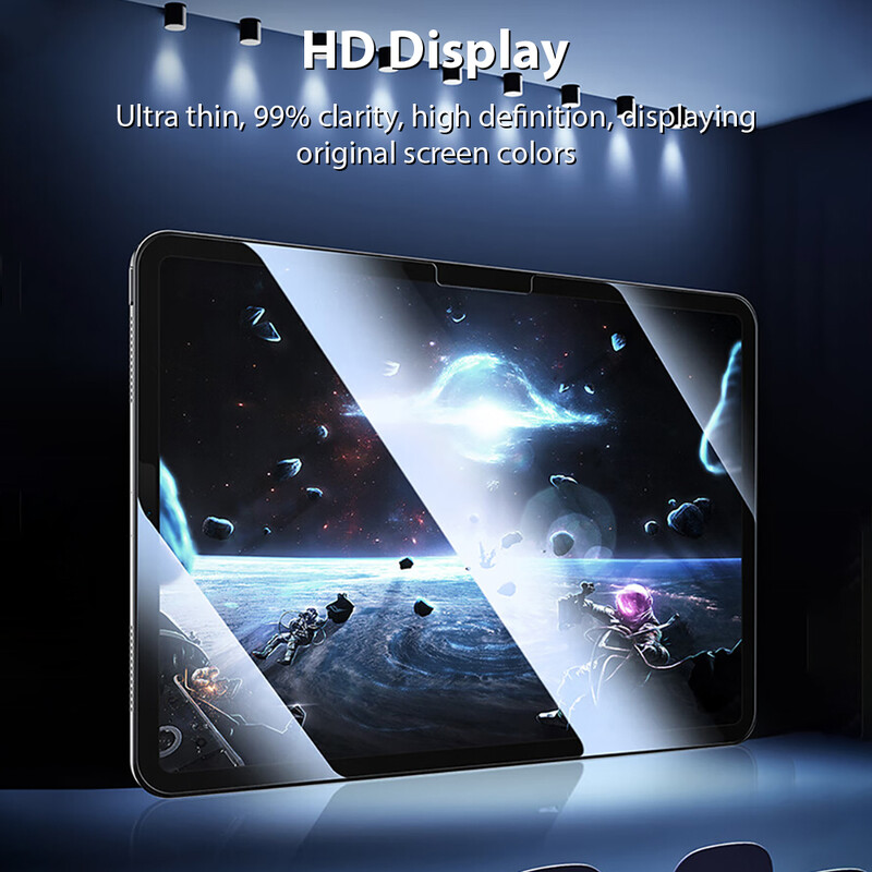 Skirta Ipad Pro 13 12.9 6th 2024 Air 11 5 4 3 2 M4 M2 grūdinto stiklo ekrano apsauga, skirta 10 9 9 10 kartos Mini 6 10.2 plėvelei