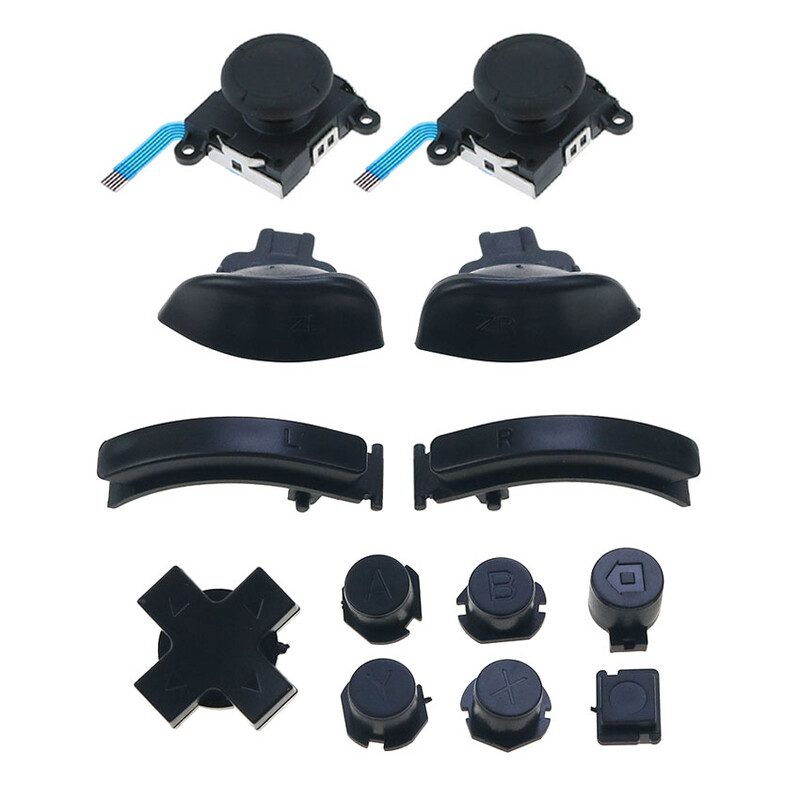 YuXi 3D αναλογικό Joystick Thumb Stick για Nintend Switch NS Lite Joycon Controller ZR ZL ZR ABXY D-Pad Home Buttons