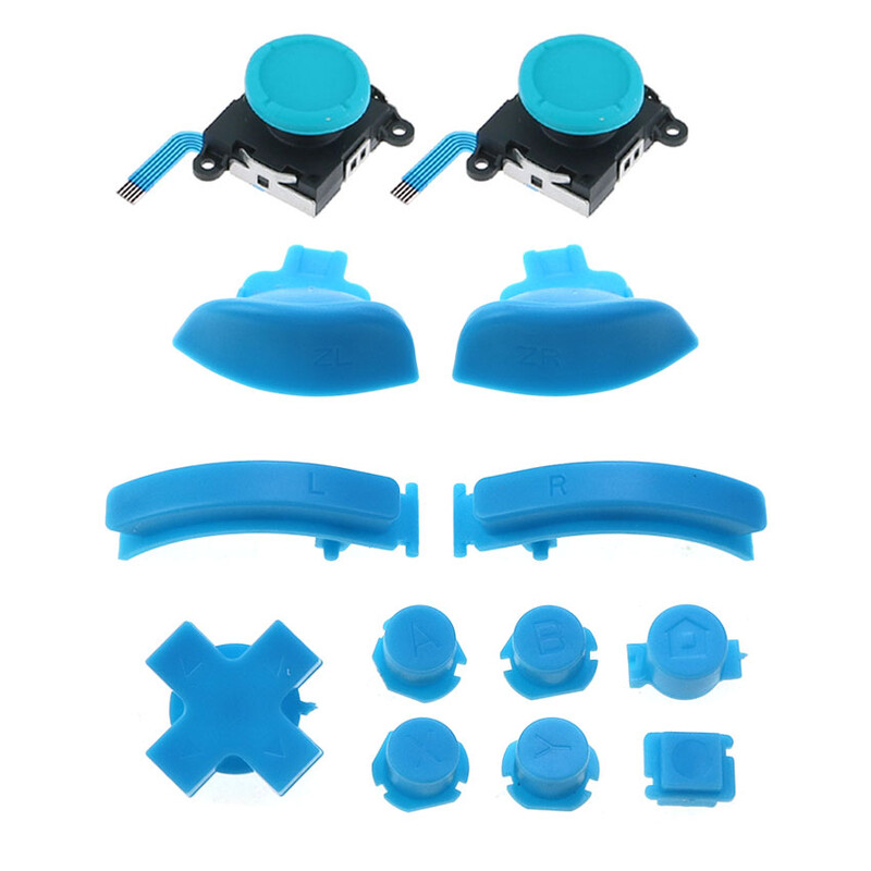 YuXi 3D αναλογικό Joystick Thumb Stick για Nintend Switch NS Lite Joycon Controller ZR ZL ZR ABXY D-Pad Home Buttons