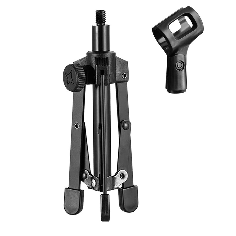 Ofertă fierbinte Suport pentru microfon pliabil Suport pentru microfon cu trepied de birou Suport pentru microfon mini de înaltă calitate