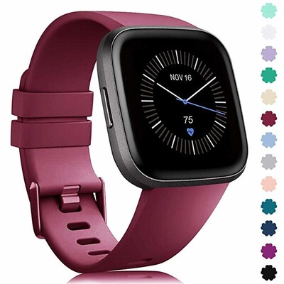 Banda din silicon moale pentru ceasul inteligent Fitbit Versa 2 original Bratara sport pentru curea de incheietura rezistenta la apa Fitbit Versa lite