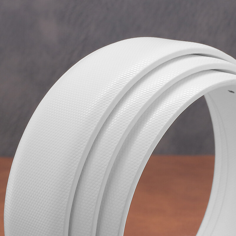 Curele de designer cu cataramă de înaltă calitate pentru bărbați, alb, din piele naturală, curea din talie, piele de vacă, cintos masculinos fashion ceinture homme