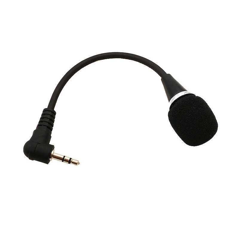 Mikrofon mobiltelefonhoz laptop táblagéphez csavarható rudas mikrofon konferencia videóhoz 3,5 mm-es külső audio mikrofonnal