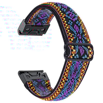 Essidi 20mm nový elastický pletený remienok pre Garmin Fenix 7s 6s Pro 5s Plus športový nylonový náramok na hodinky Garmin Fenix