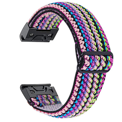 Essidi 20mm nový elastický pletený remienok pre Garmin Fenix 7s 6s Pro 5s Plus športový nylonový náramok na hodinky Garmin Fenix