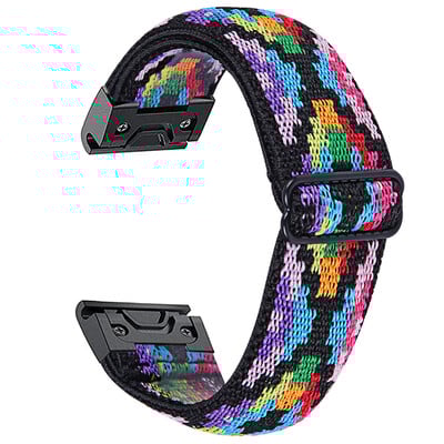 Essidi 20mm nový elastický pletený remienok pre Garmin Fenix 7s 6s Pro 5s Plus športový nylonový náramok na hodinky Garmin Fenix