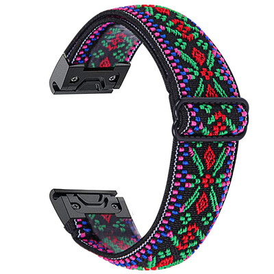 Essidi 20mm nový elastický pletený remienok pre Garmin Fenix 7s 6s Pro 5s Plus športový nylonový náramok na hodinky Garmin Fenix