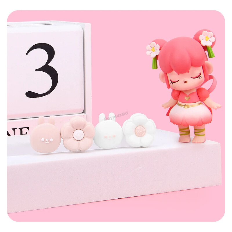 4 db Loverly szilikon hüvelykujj bot markolat sapka Joystick fedél NS Switch/OLED/Lite Joycons vezérlő hüvelykujj védő tok