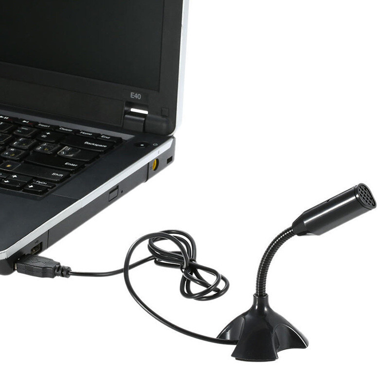 USB asztali mikrofon 3,5 mm-es PC laptop számítógép mikrofon játéktartozékokhoz