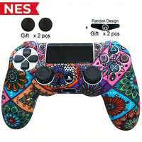 DATA FROG Husă din silicon Camo pentru Sony Playstation 4 Husă de protecție pentru controler pentru PS4 Pro Slim Joystick Manere pentru degetul mare
