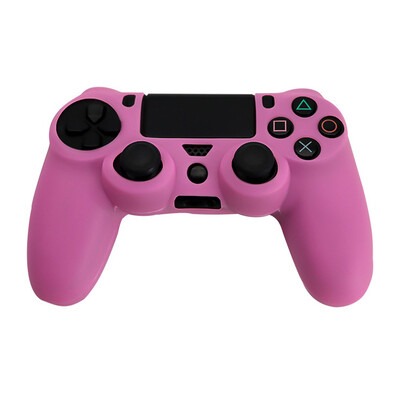 Husă de control de protecție din silicon moale pentru pielea controlerului Playstation 4 Carcasă pentru gamepad PS4 cu capace de prindere pentru joystick