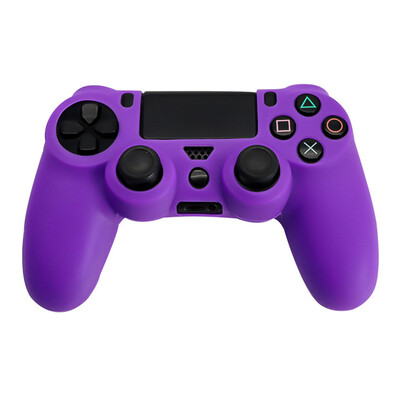 Husă de control de protecție din silicon moale pentru pielea controlerului Playstation 4 Carcasă pentru gamepad PS4 cu capace de prindere pentru joystick