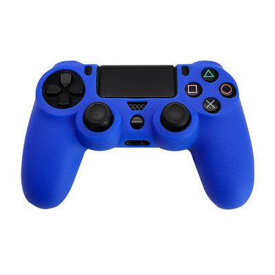 Husă de control de protecție din silicon moale pentru pielea controlerului Playstation 4 Carcasă pentru gamepad PS4 cu capace de prindere pentru joystick