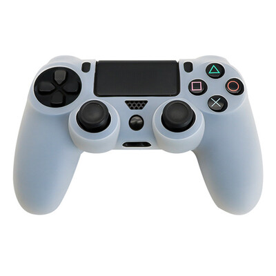 Husă de control de protecție din silicon moale pentru pielea controlerului Playstation 4 Carcasă pentru gamepad PS4 cu capace de prindere pentru joystick