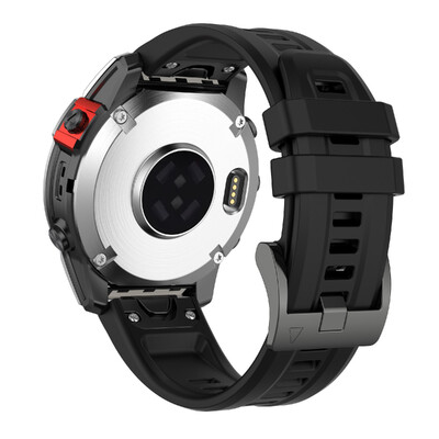 Silikónový remienok Quickfit s rozmermi 22, 20 a 26 mm pre Garmin Fenix 7X, 7, 6X, 6 Pro 5, 5X Plus, 3HR, Forerunner 935, 945, Epix Gen 2
