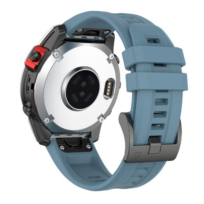 Silikónový remienok Quickfit s rozmermi 22, 20 a 26 mm pre Garmin Fenix 7X, 7, 6X, 6 Pro 5, 5X Plus, 3HR, Forerunner 935, 945, Epix Gen 2