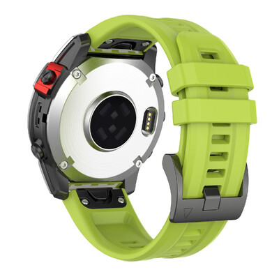 Silikónový remienok Quickfit s rozmermi 22, 20 a 26 mm pre Garmin Fenix 7X, 7, 6X, 6 Pro 5, 5X Plus, 3HR, Forerunner 935, 945, Epix Gen 2